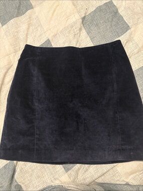 Sunday Best by Aritzia Navy Corduroy Skirt